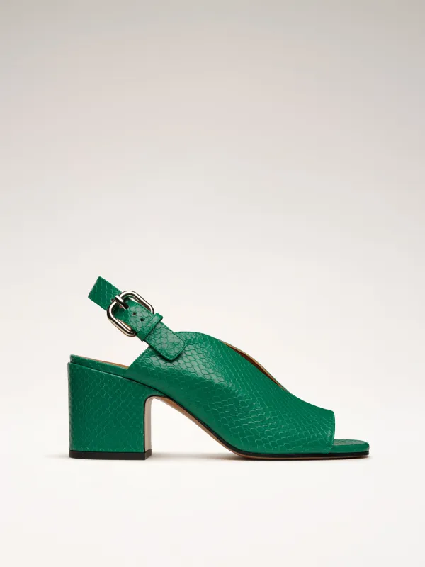 BAGHERA - Sandales - Embossées Vert sold by Nomasei