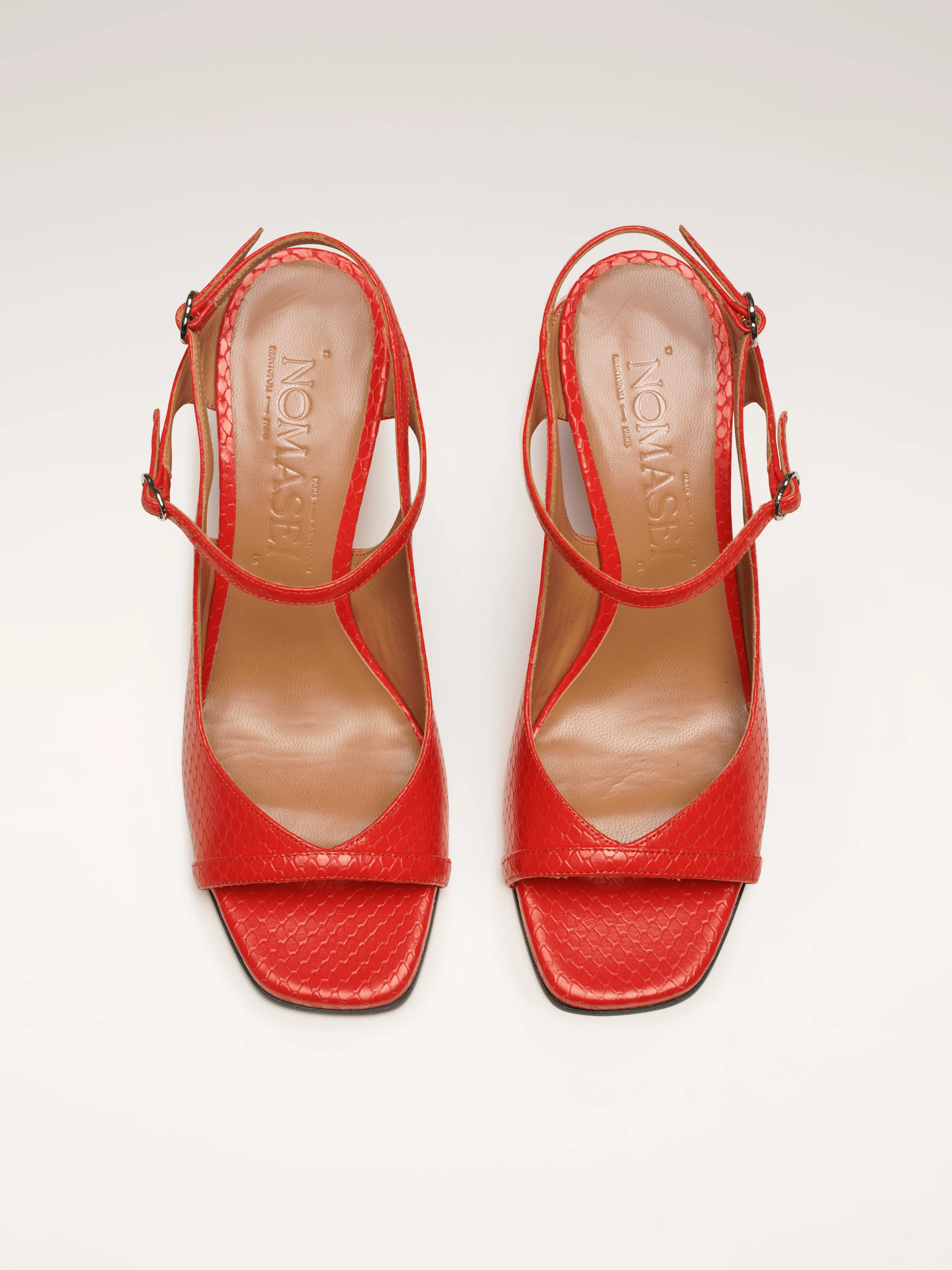 BEFORESUNRISE - Sandales - Embossées Orange-Rouge sold by Nomasei product image thumbnail 4