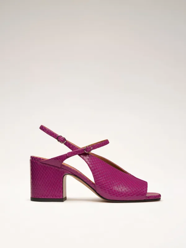 SUNDAYMORNING - Sandales - Embossées Magenta made by Nomasei