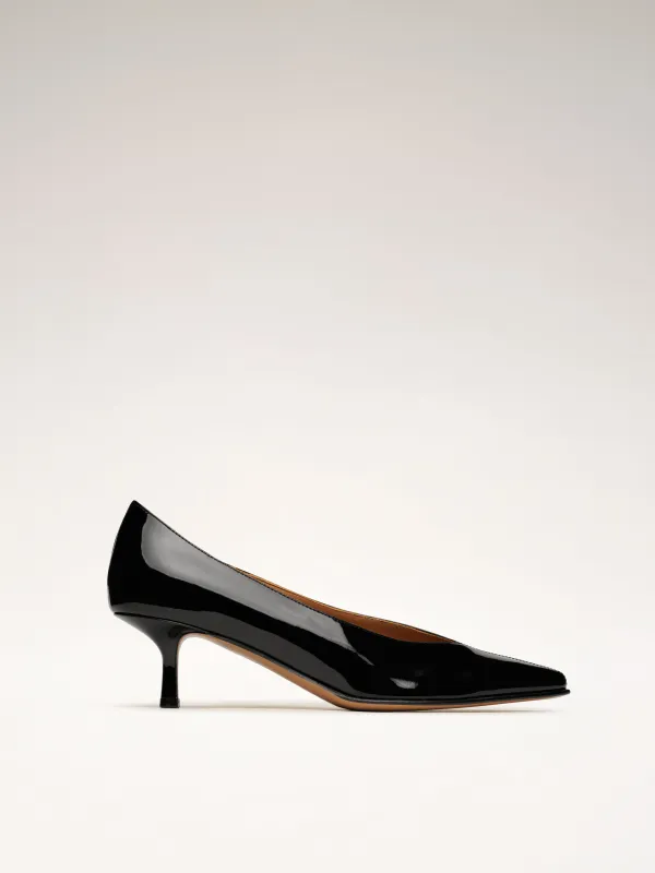 PALACE - Escarpins - Verni Noir made by Nomasei