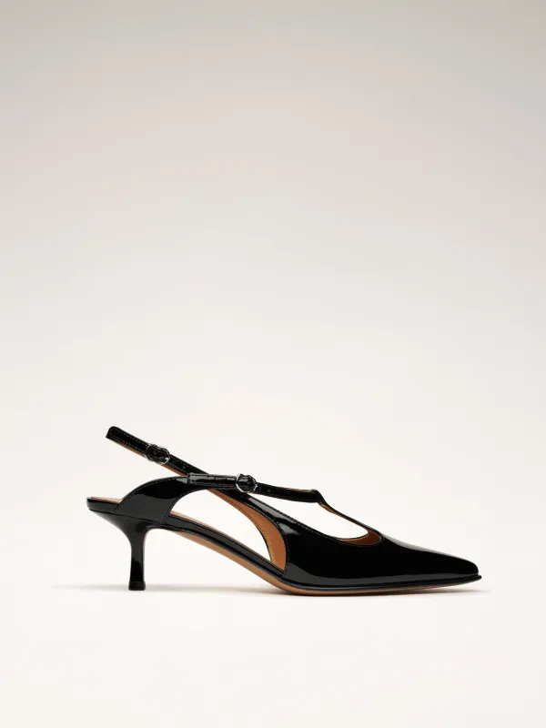 SILENCIO - Escarpins - Verni Noir made by Nomasei