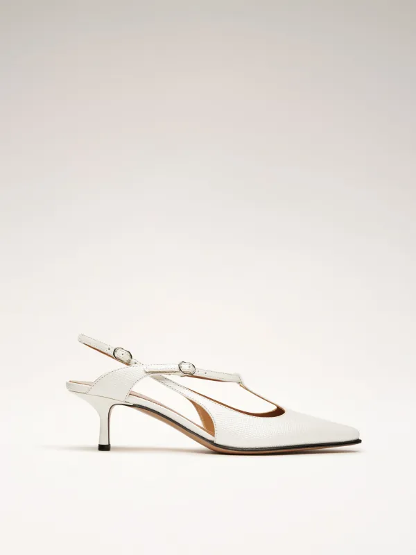 SILENCIO - Escarpins - Embossés Blanc made by Nomasei