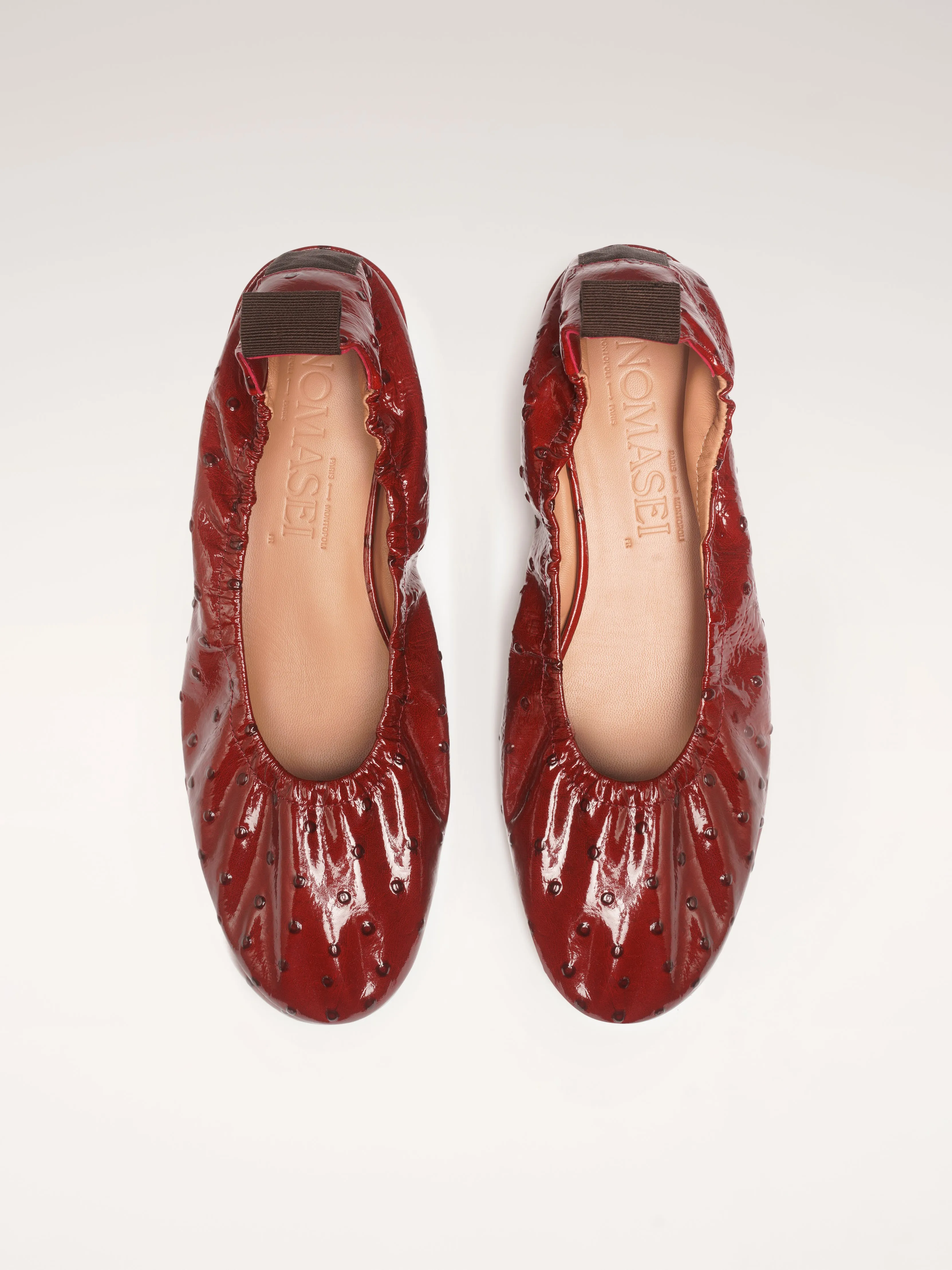 FLIP - Ballerines - Embossées Bordeaux sold by Nomasei product image thumbnail 2