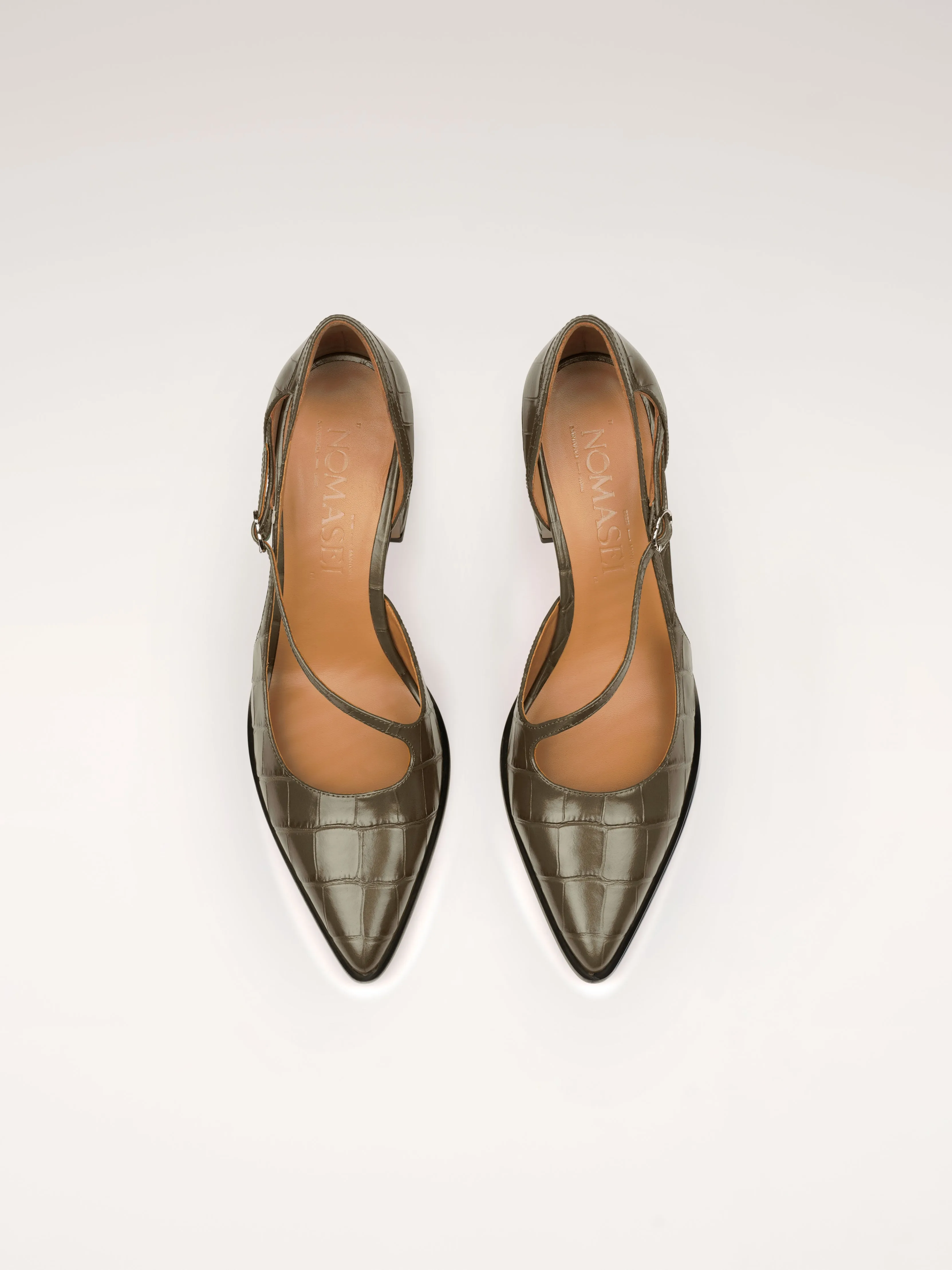 THEOFFICE - Escarpins - Embossées Kaki sold by Nomasei product image thumbnail 2