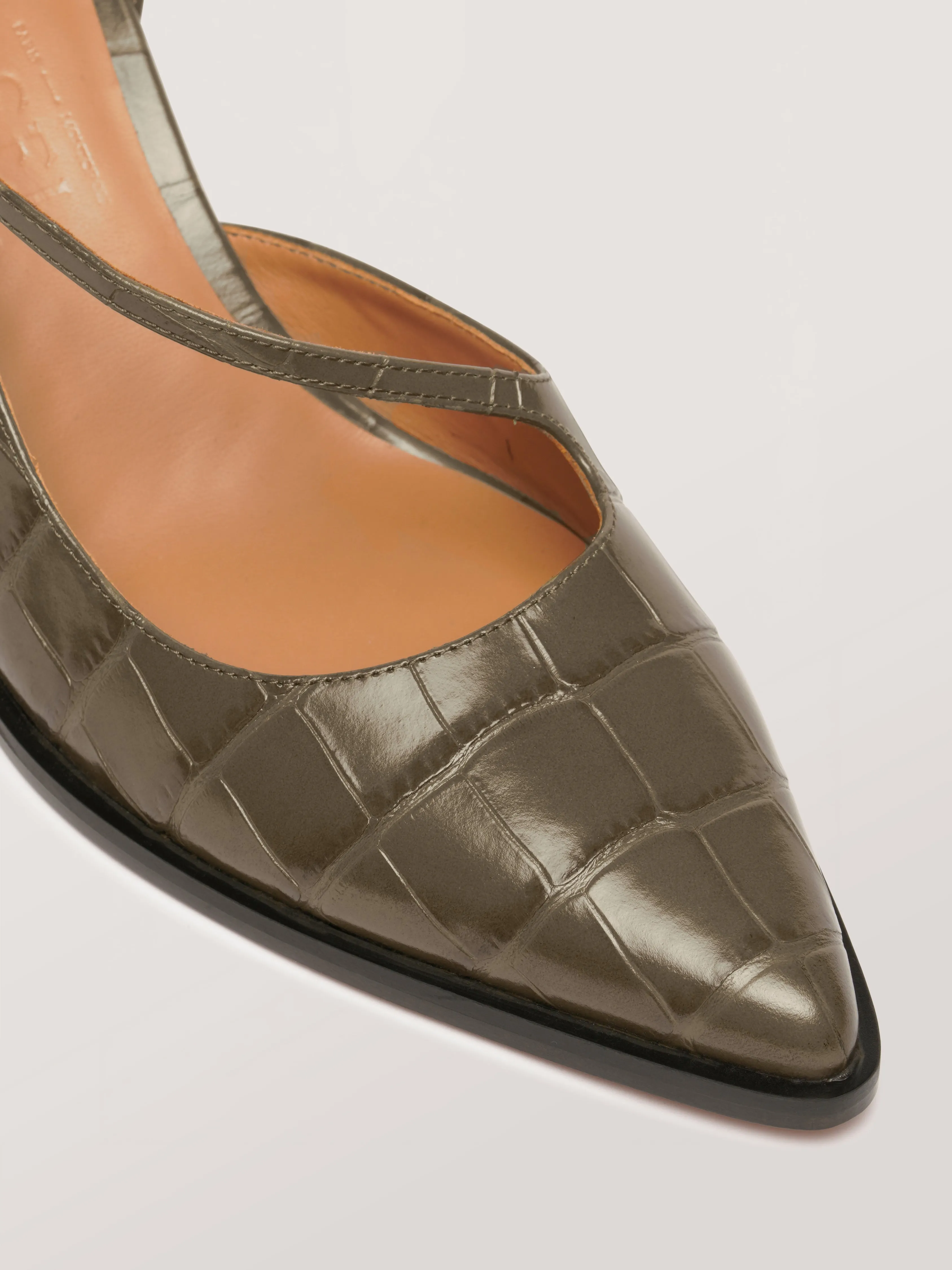 THEOFFICE - Escarpins - Embossées Kaki sold by Nomasei product image thumbnail 3