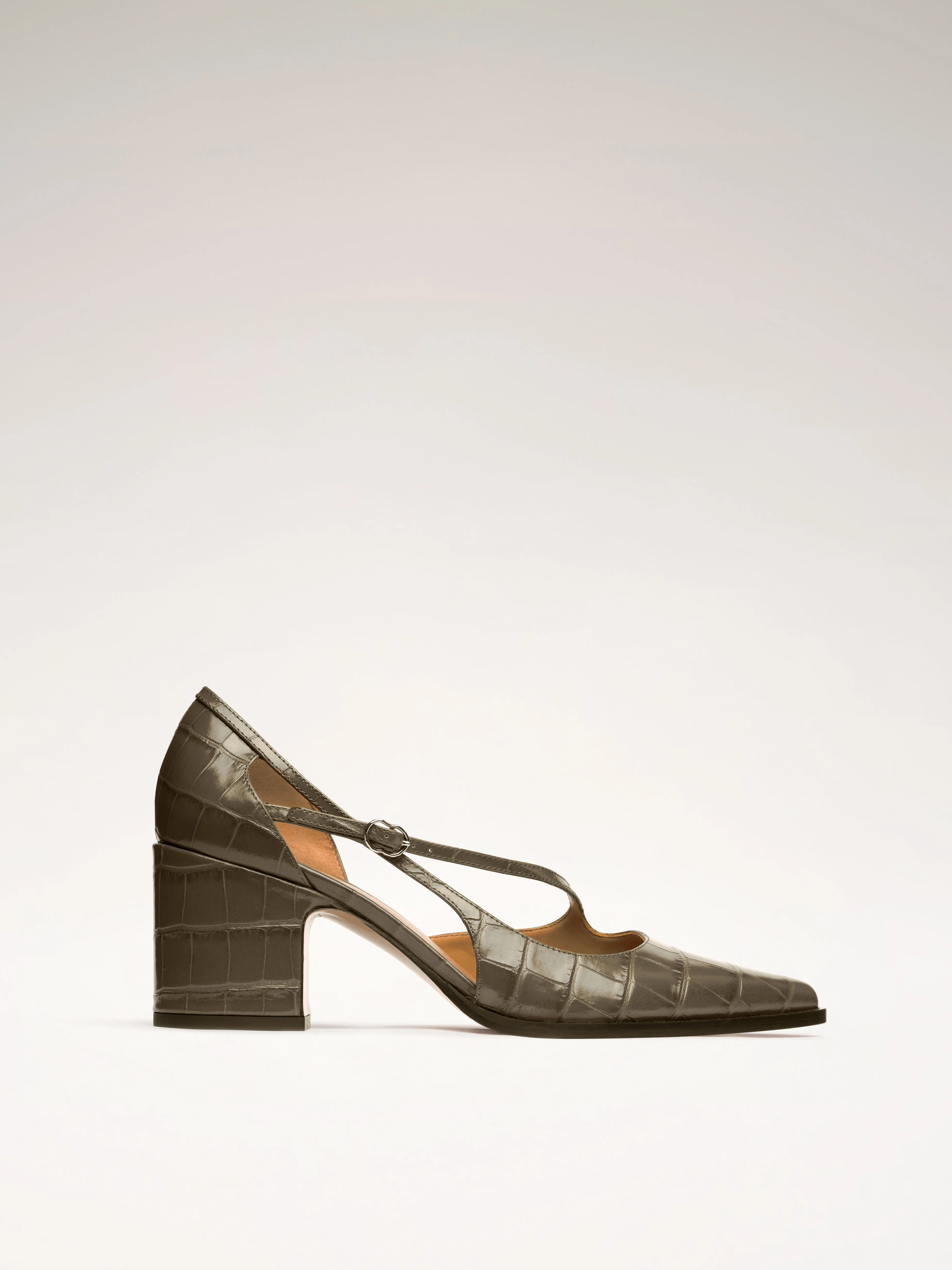 THEOFFICE - Escarpins - Embossées Kaki sold by Nomasei