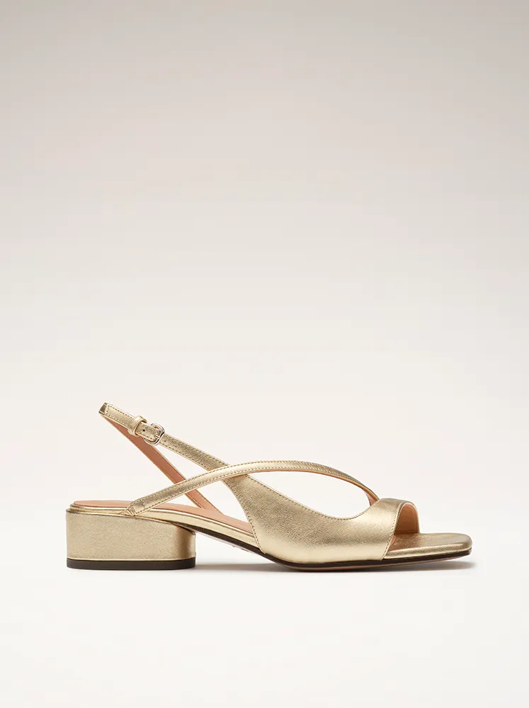 BIRDIE - Sandales - Or sold by Nomasei