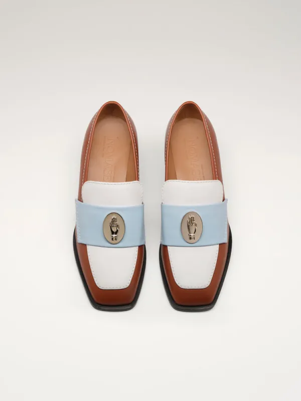 NONO - Mocassins - Tricolore Cognac sold by Nomasei