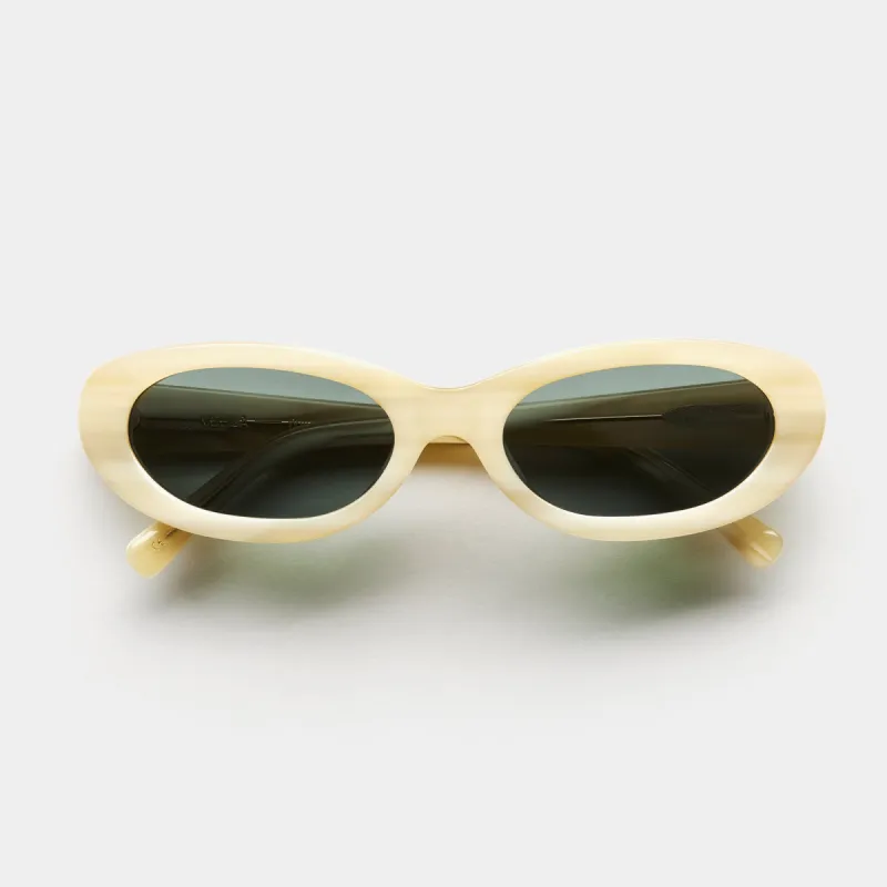 Willow - Créme/Olive sold by Vehla Eyewear
