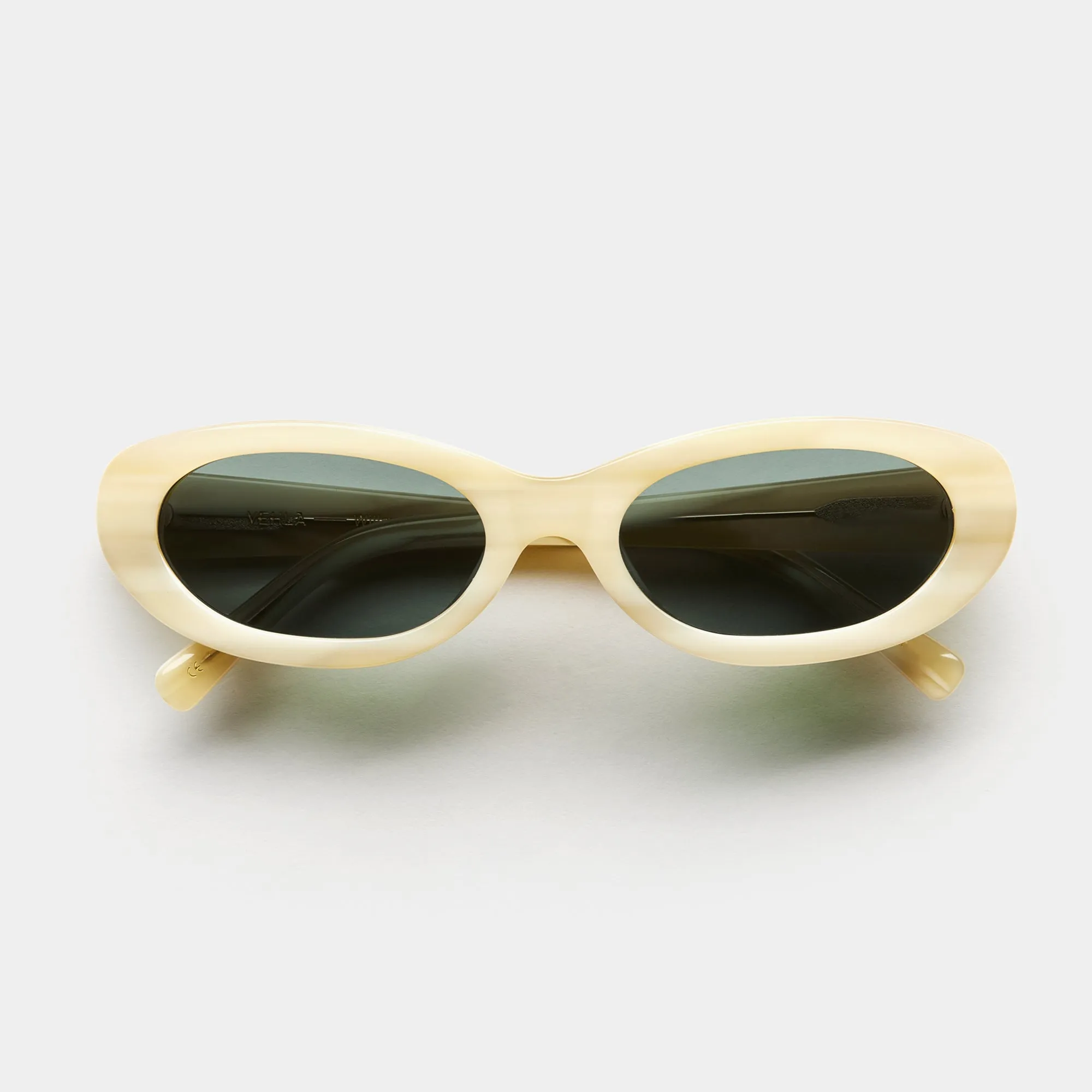 Willow - Créme/Olive sold by Vehla Eyewear