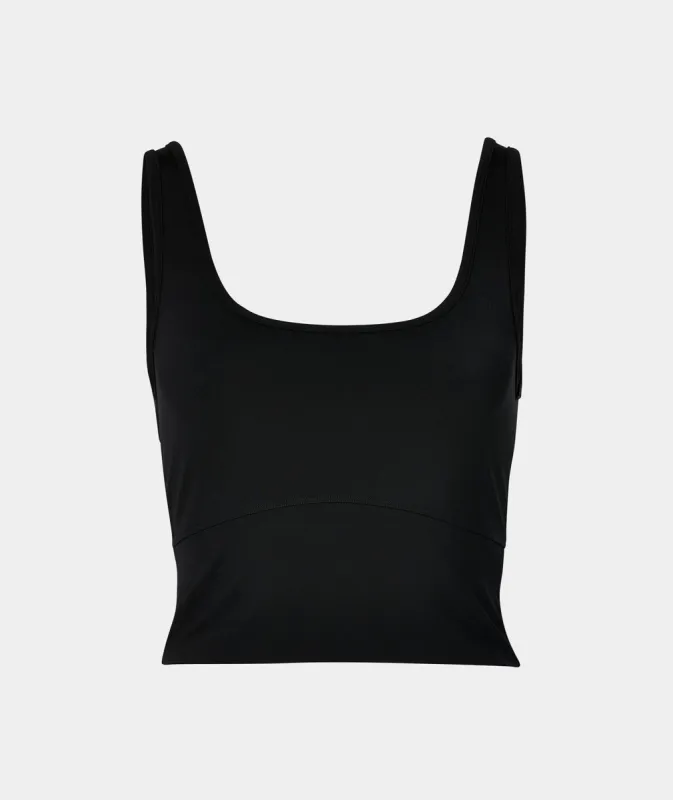 CROPPED TANK - BLACK sold by Vehla Eyewear