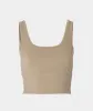 CROPPED TANK - TAUPE sold by Vehla Eyewear