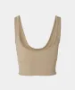 CROPPED TANK - TAUPE sold by Vehla Eyewear