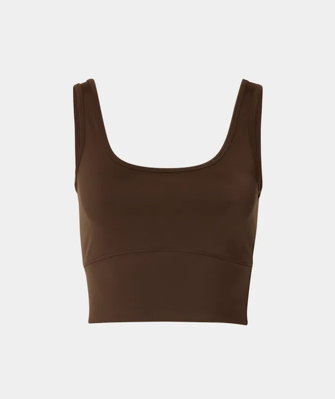 CROPPED TANK - CHOC sold by Vehla Eyewear