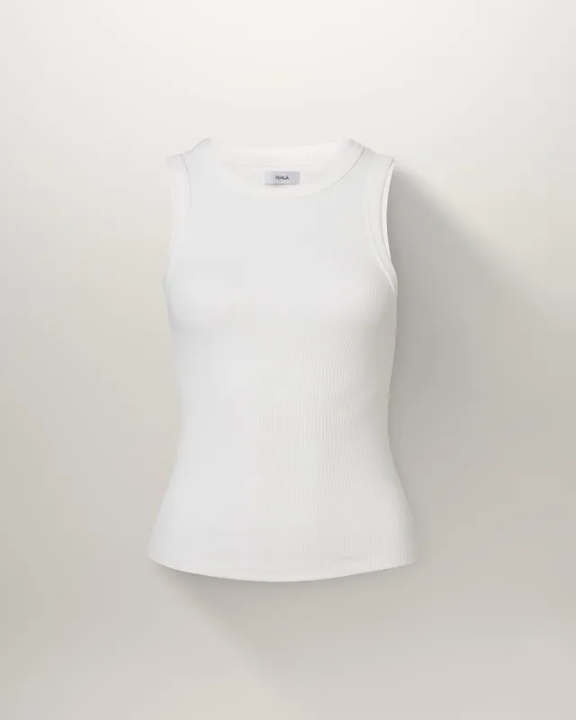 RIBBED TANK - SNOW made by Active Ride Shop