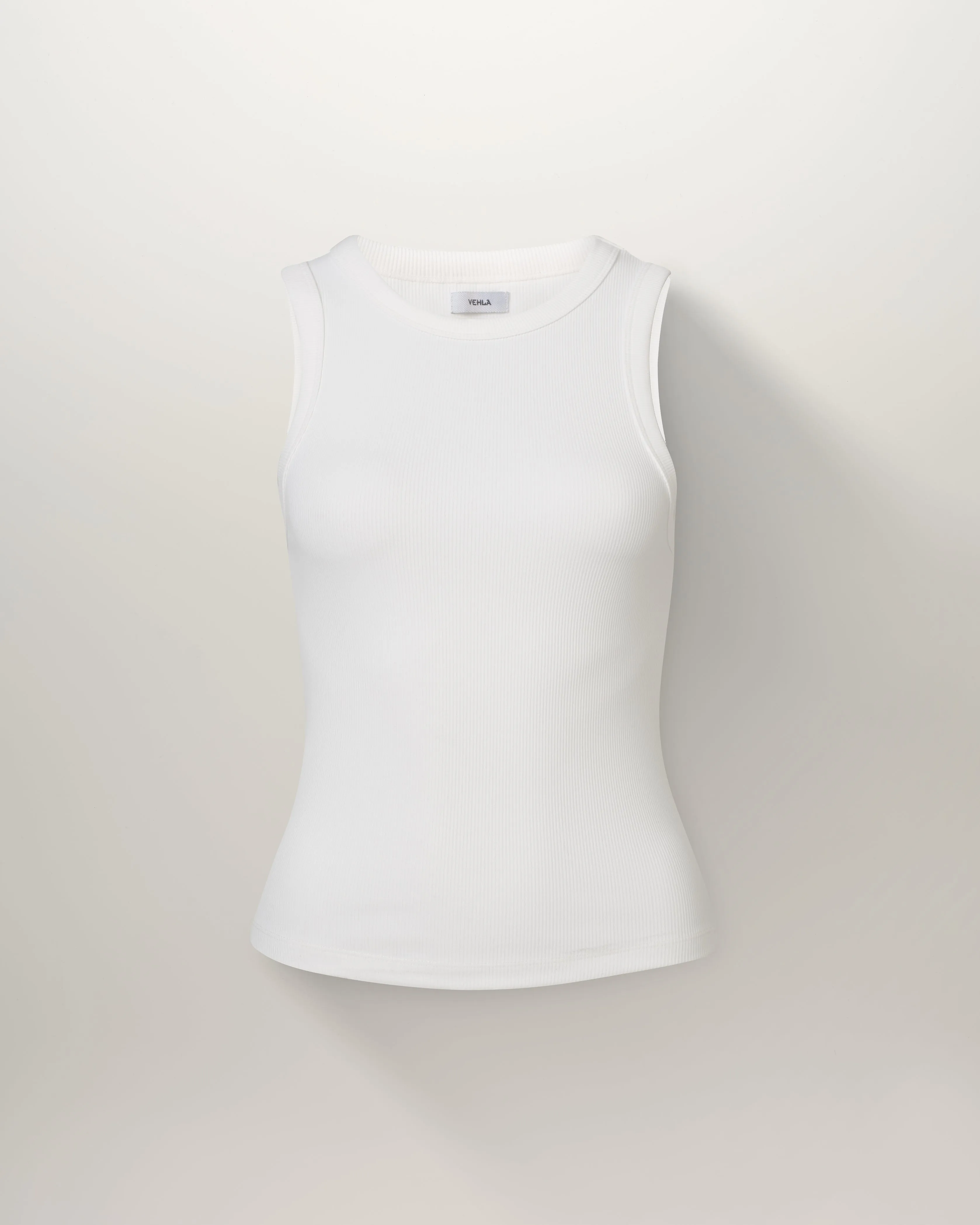RIBBED TANK - SNOW sold by Vehla Eyewear