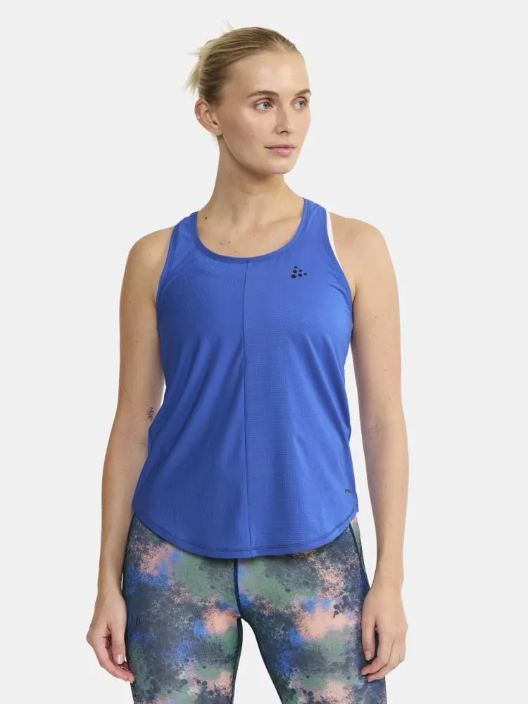 Women's Core Charge Rib Singlet sold by Craft Sportswear