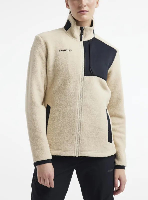 WOMEN'S ADV EXPLORE PILE FLEECE JACKET sold by Craft Sportswear