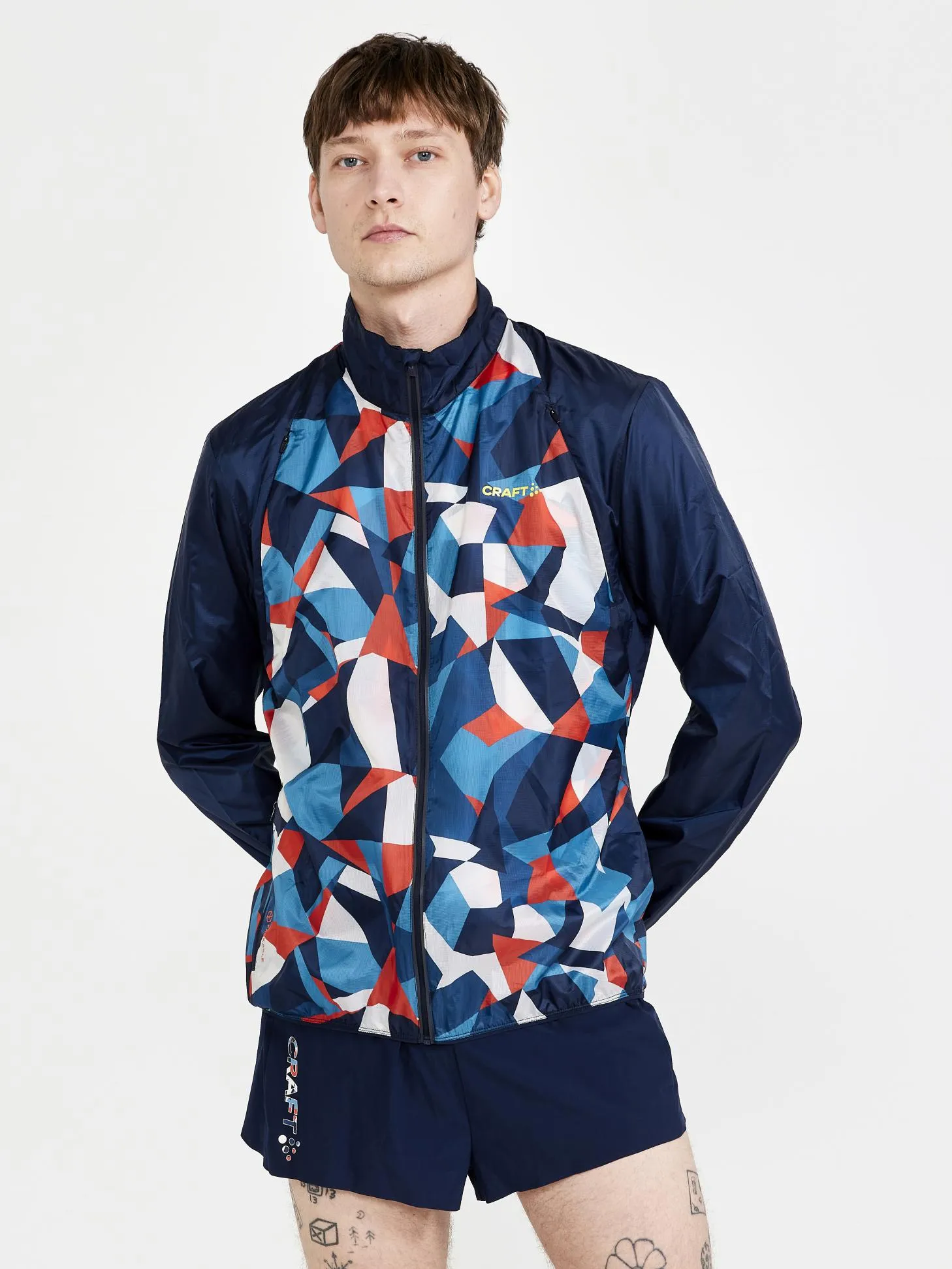 Men's PRO Dazzle Camo Running Jacket sold by Craft Sportswear