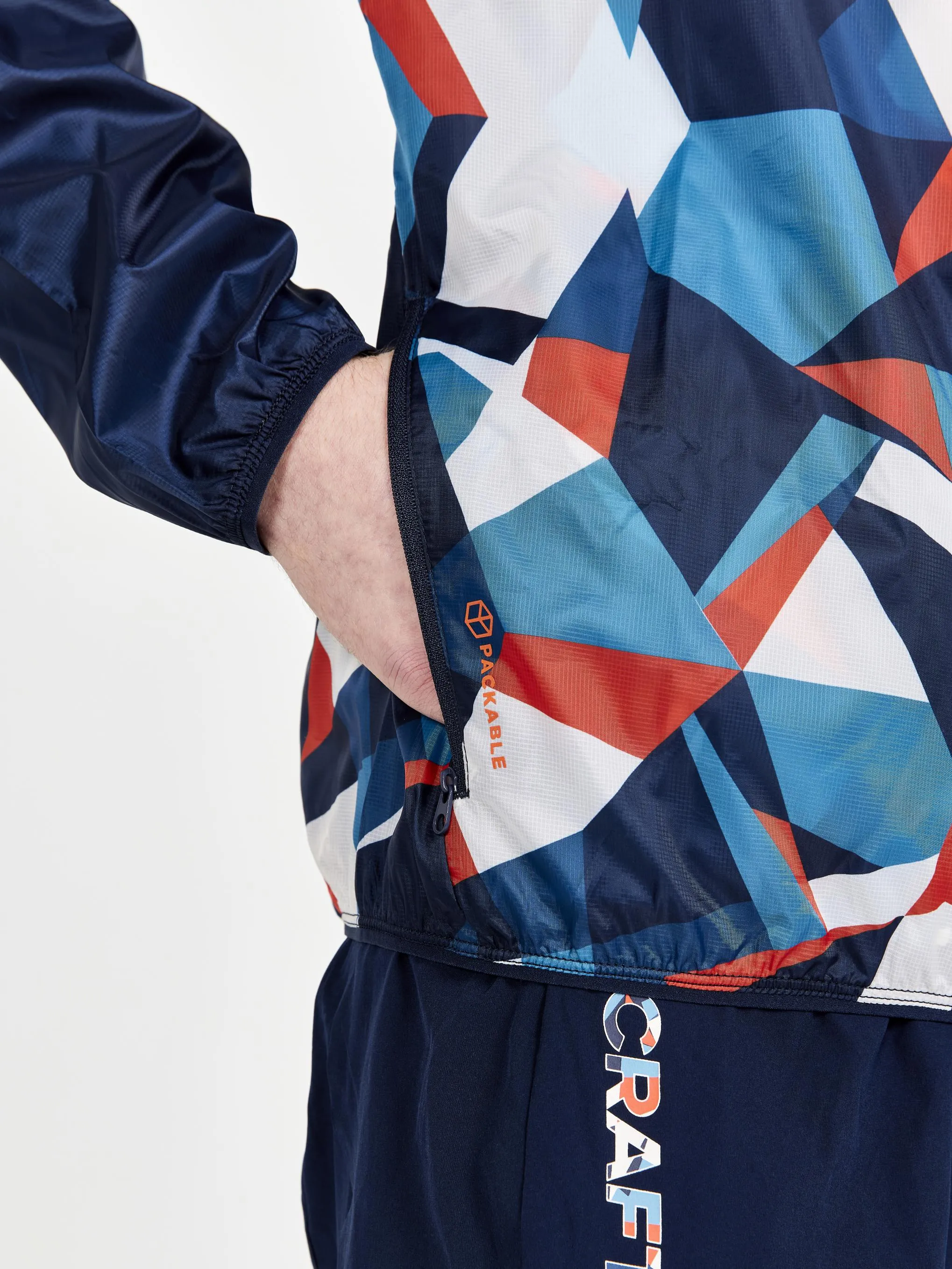 Men's PRO Dazzle Camo Running Jacket sold by Craft Sportswear product image thumbnail 4