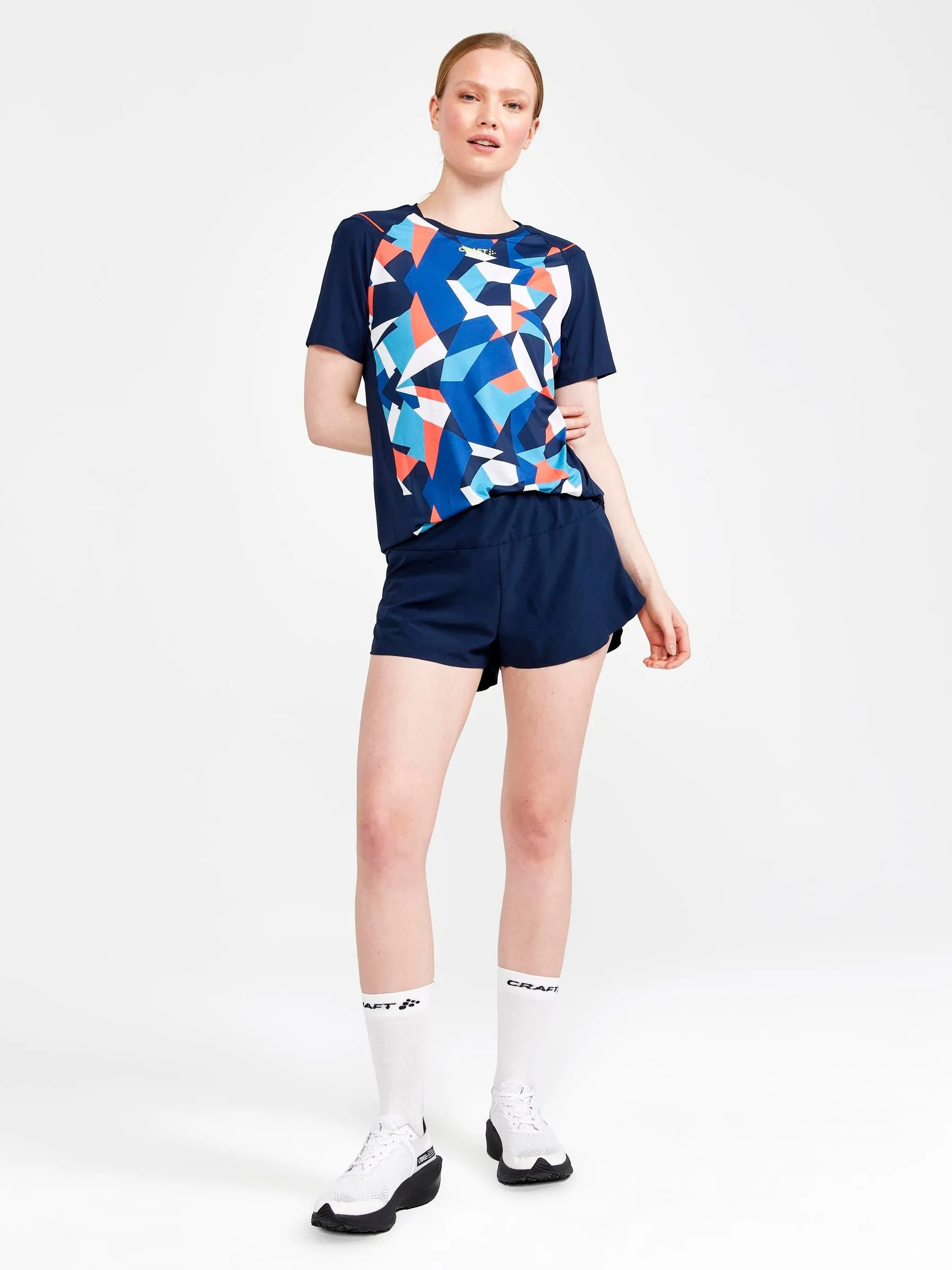 Women's PRO Dazzle Camo Running Tee sold by Craft Sportswear product image thumbnail 4