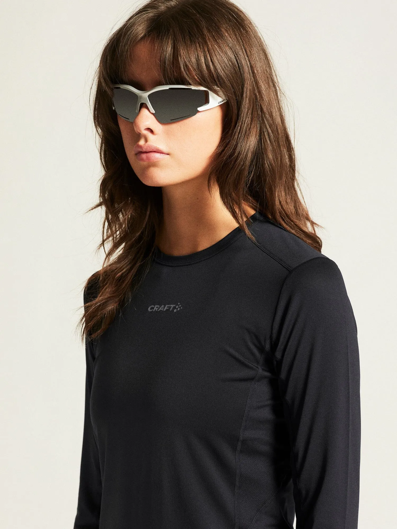 Women's ADV Essence Long Sleeve Tee 2.0 - Black sold by Craft Sportswear
