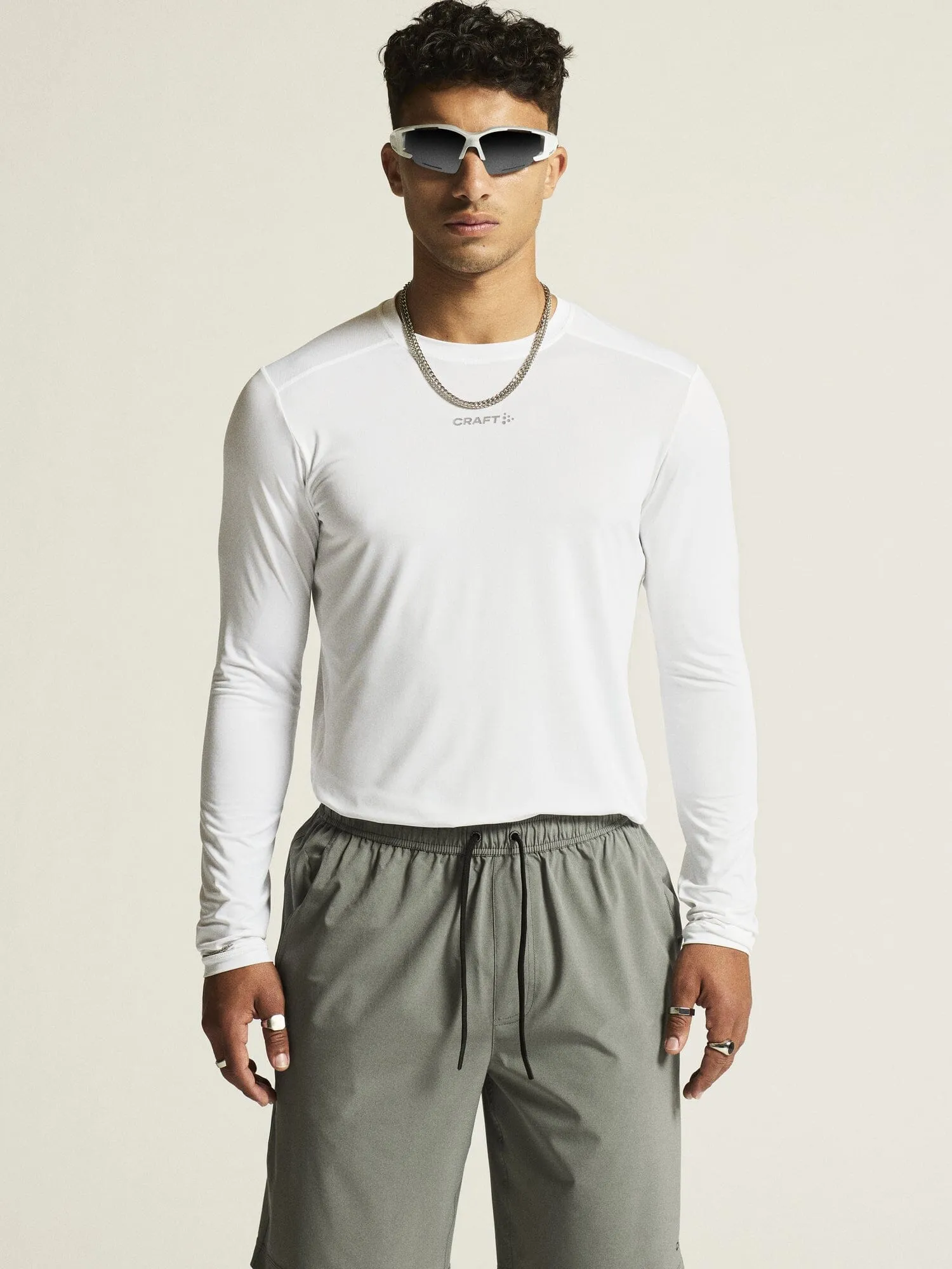 Men's ADV Essence Long-Sleeve Tee 2.0 - WHITE sold by Craft Sportswear
