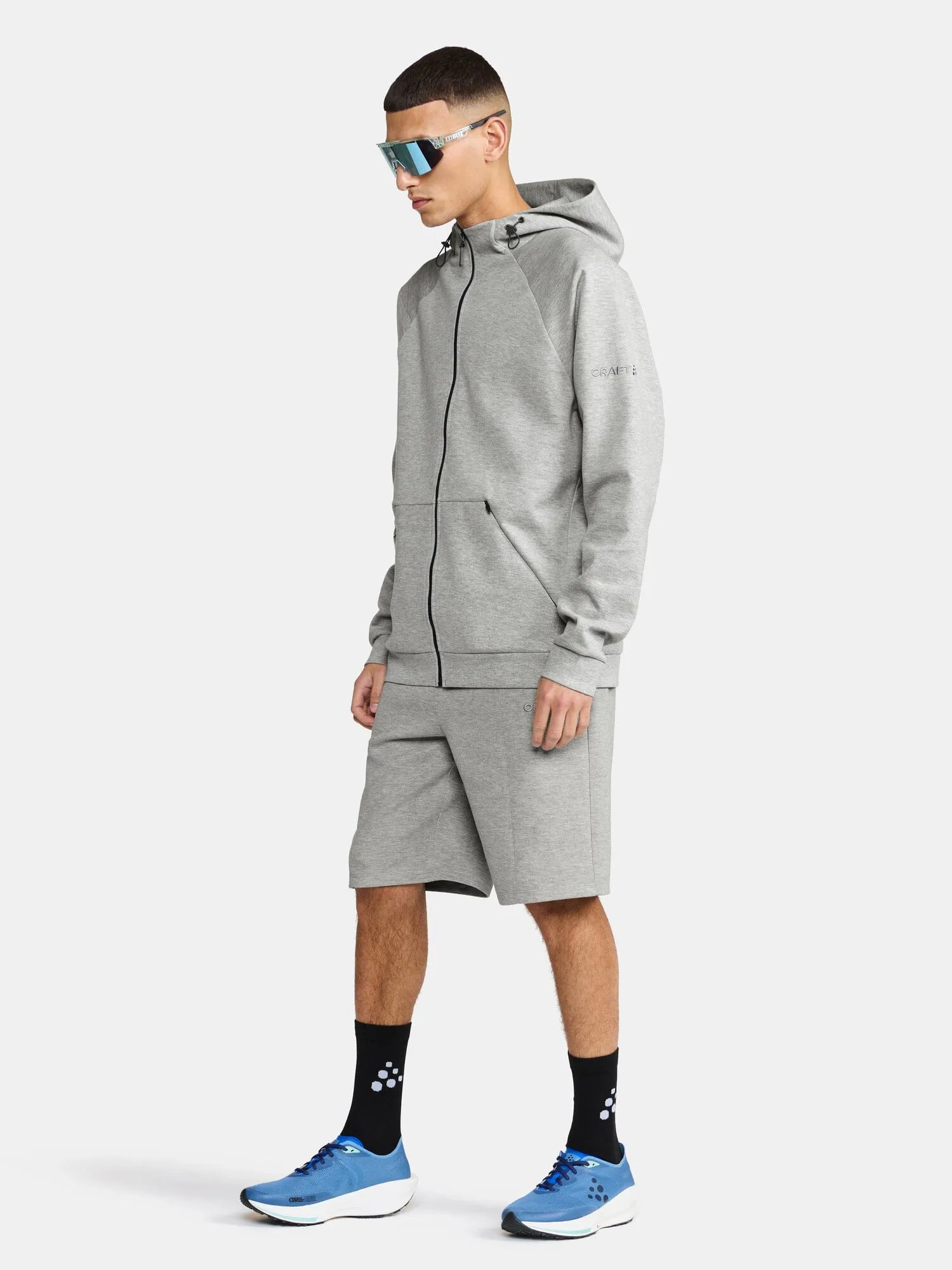 Men's Adv Join FZ Hoodie - GREY MELANGE sold by Craft Sportswear