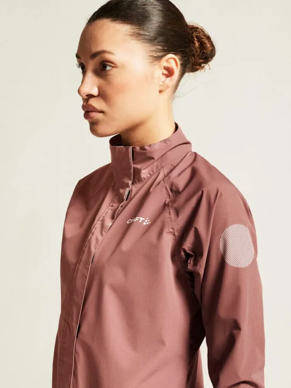Women's Core Endur Hydro Cycling Jacket 2 - ROSE BROWN sold by Craft Sportswear