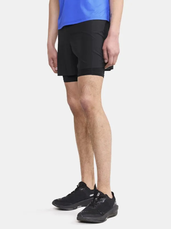 Men's Pro Trail Running Shorts - Black sold by Craft Sportswear