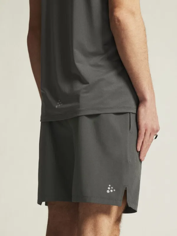 Men's ADV Essence 2-in-1 Shorts 2 - Granite sold by Craft Sportswear