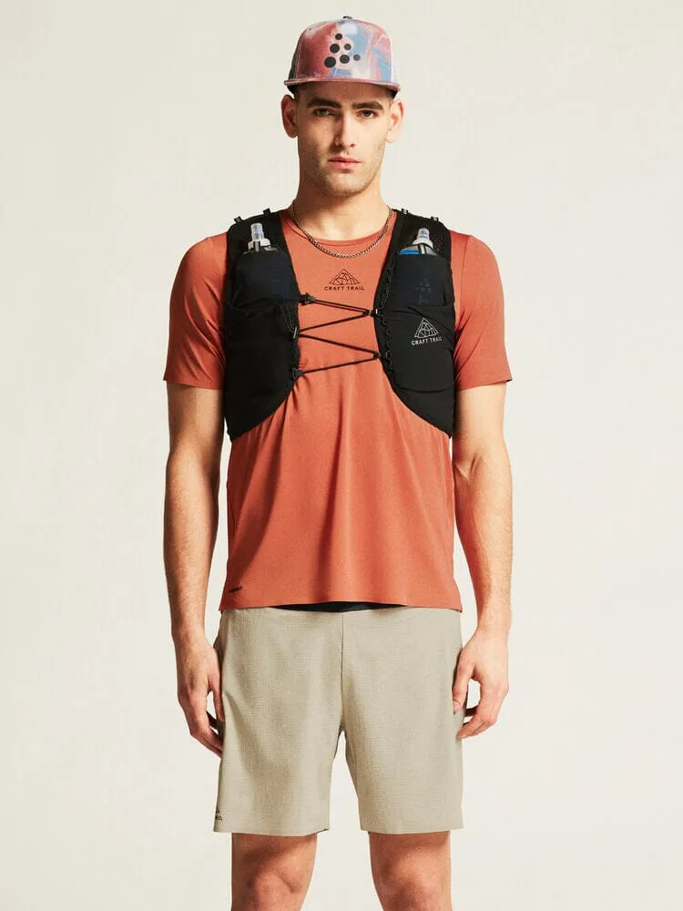 Men's Pro Trail Short Sleeve Tee 2 - SEQUOIA sold by Craft Sportswear