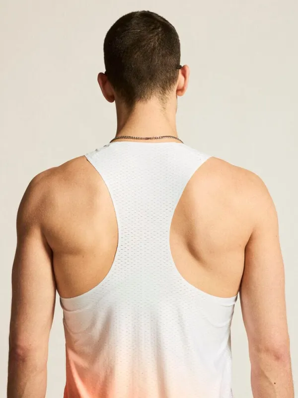 Men's Race Day Singlet - WHITE/MULTI sold by Craft Sportswear
