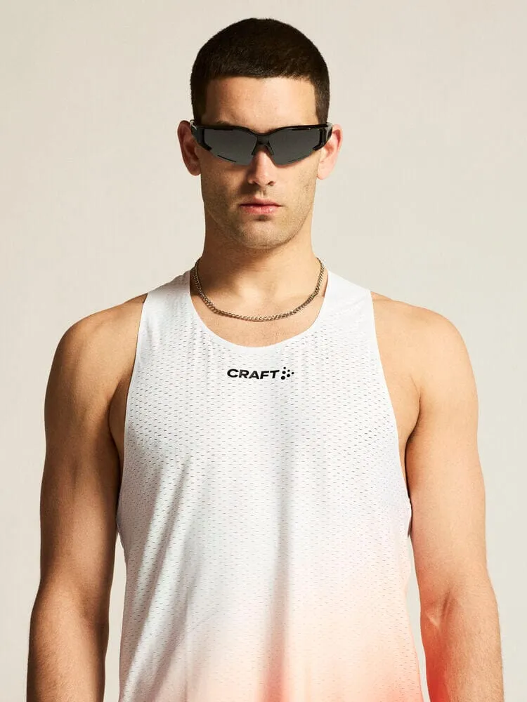 Men's Race Day Singlet - WHITE/MULTI sold by Craft Sportswear product image thumbnail 2