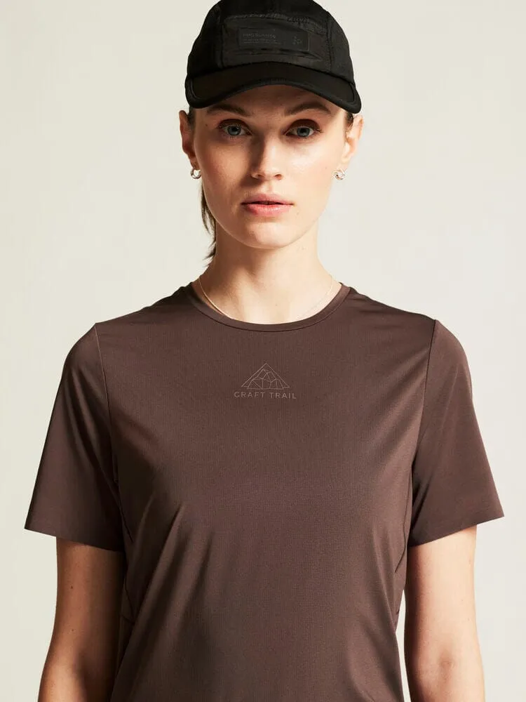Women's Pro Trail Short Sleeve Tee 2 - Sequoia sold by Craft Sportswear product image thumbnail 2