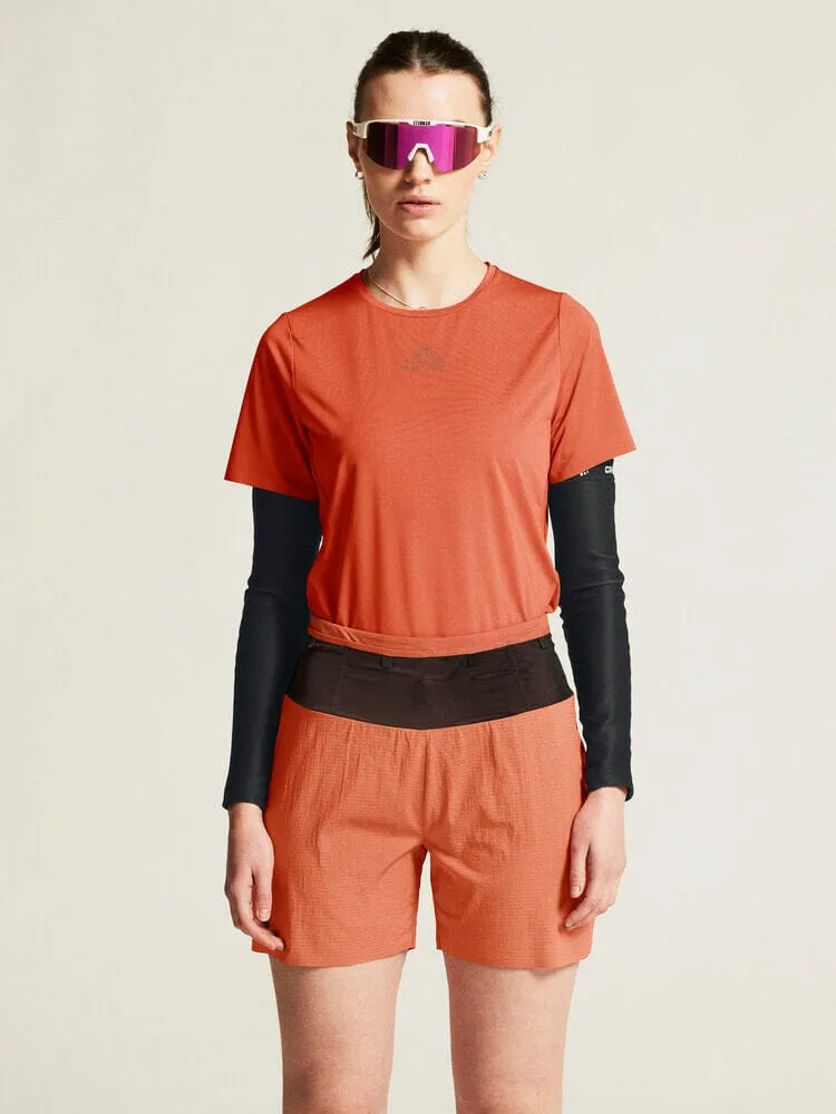 Women's Pro Trail Short Sleeve Tee 2 - PRUNE sold by Craft Sportswear product image thumbnail 3