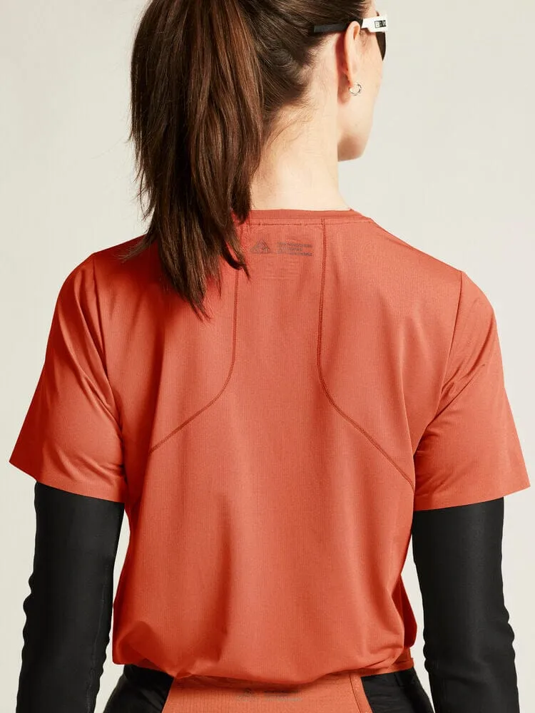 Women's Pro Trail Short Sleeve Tee 2 - PRUNE sold by Craft Sportswear