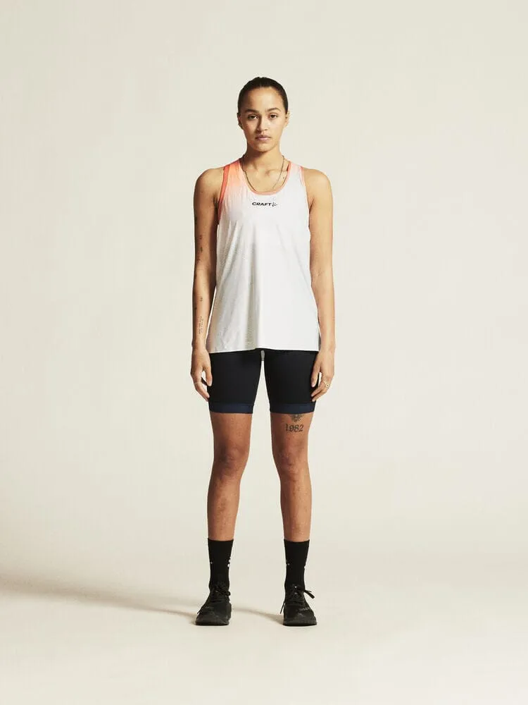 Women's Race Day Singlet - White/Multi sold by Craft Sportswear product image thumbnail 4