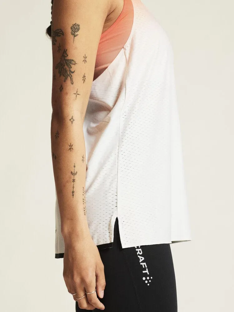 Women's Race Day Singlet - White/Multi sold by Craft Sportswear product image thumbnail 3