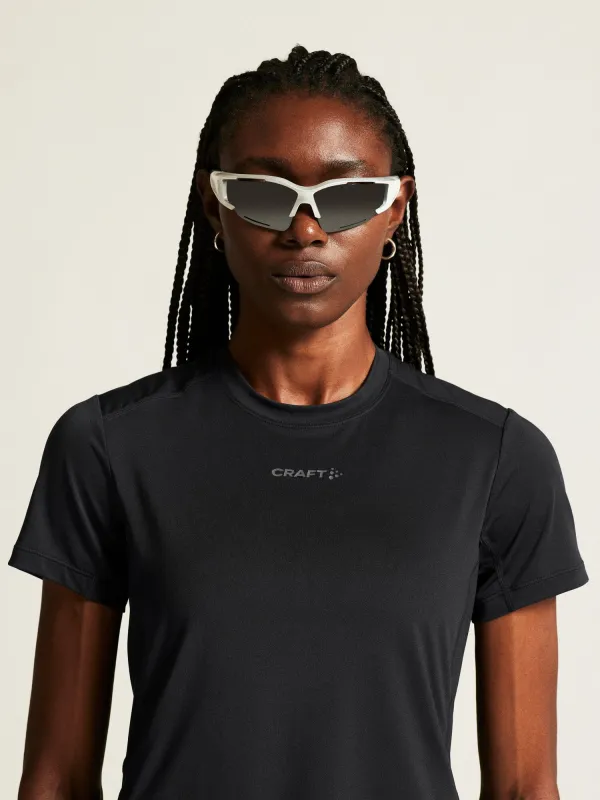 Women's ADV Essence Tee 2 - Black sold by Craft Sportswear
