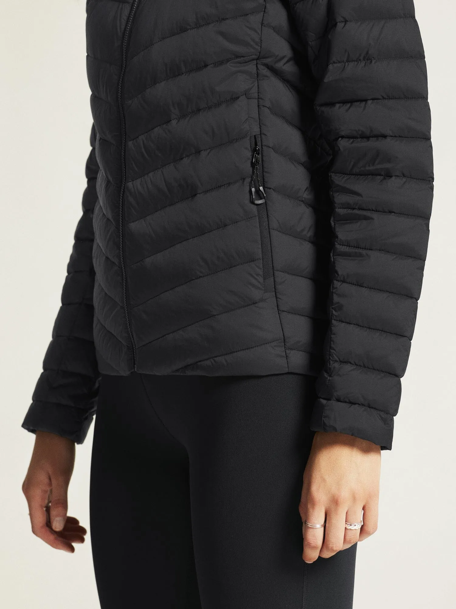 WOMEN'S ADV EXPLORE LIGHT DOWN JACKET - Black sold by Craft Sportswear product image thumbnail 2
