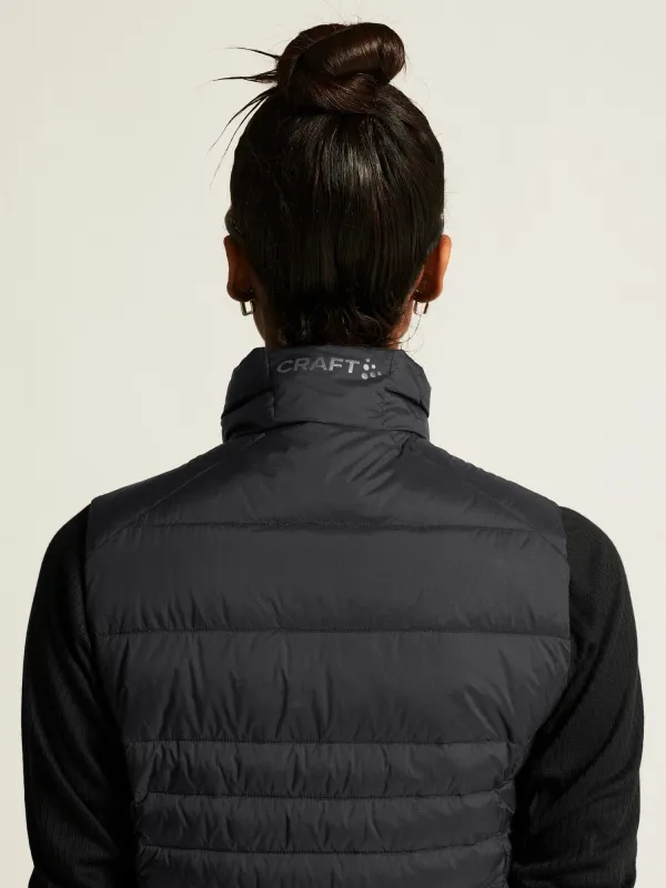 WOMEN'S ADV EXPLORE LIGHT DOWN VEST - Black sold by Craft Sportswear