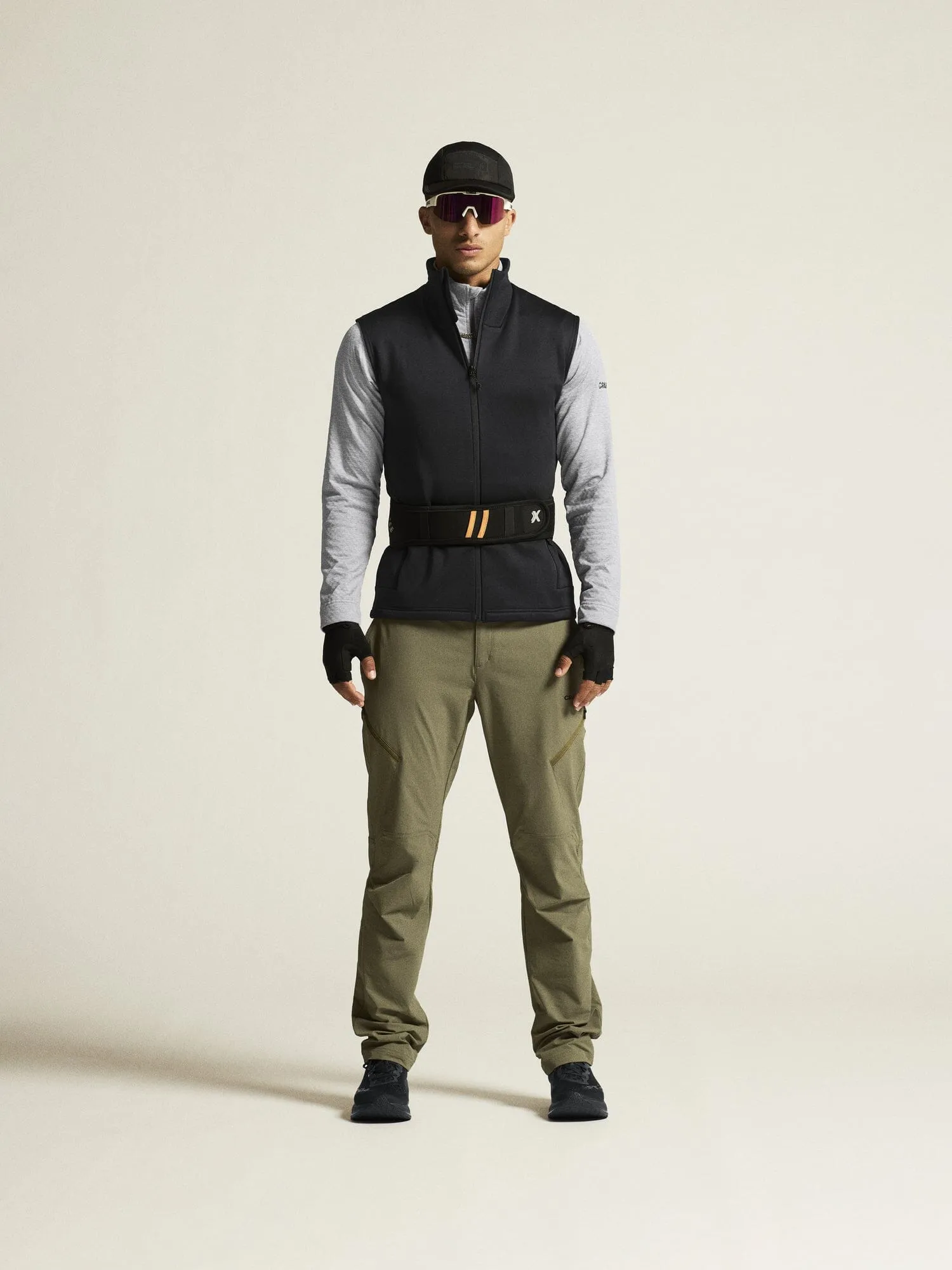 MEN'S ADV EXLORE POWER FLEECE VEST - Black sold by Craft Sportswear product image thumbnail 3