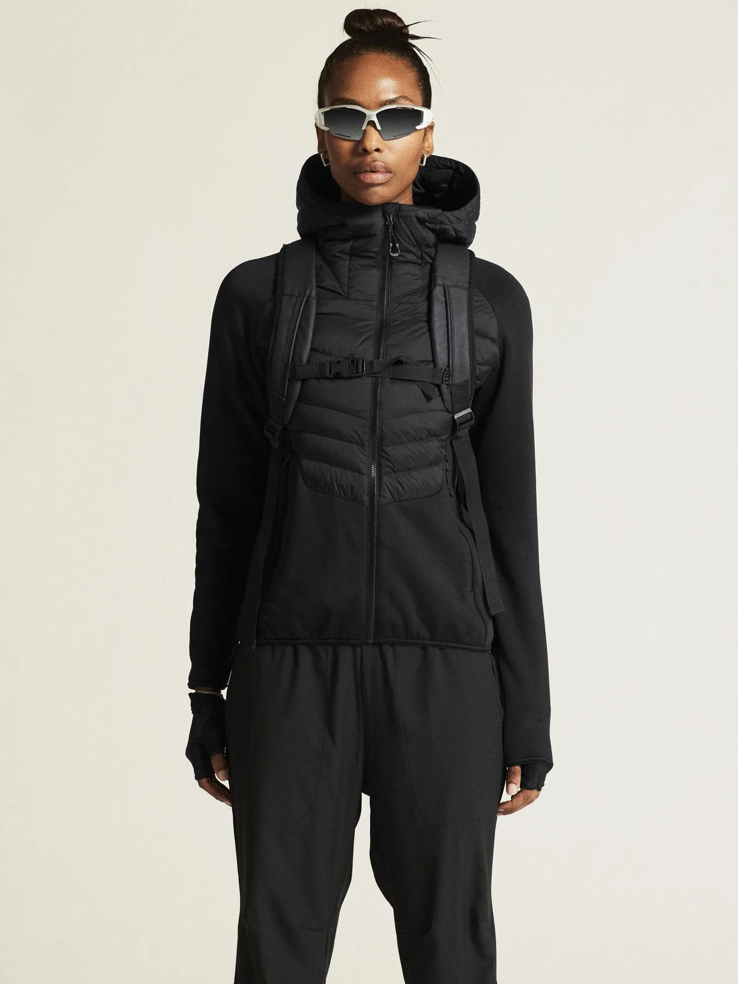 WOMEN'S ADV EXPLORE HYBRID DOWN JACKET - Black sold by Craft Sportswear