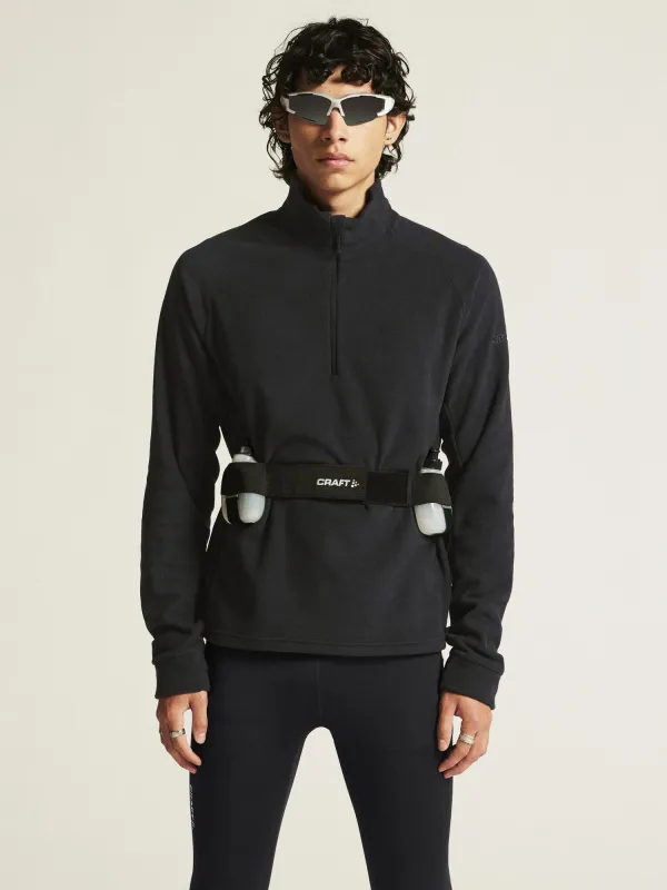 Men's Core Explore Fleece Midlayer - Black sold by Craft Sportswear