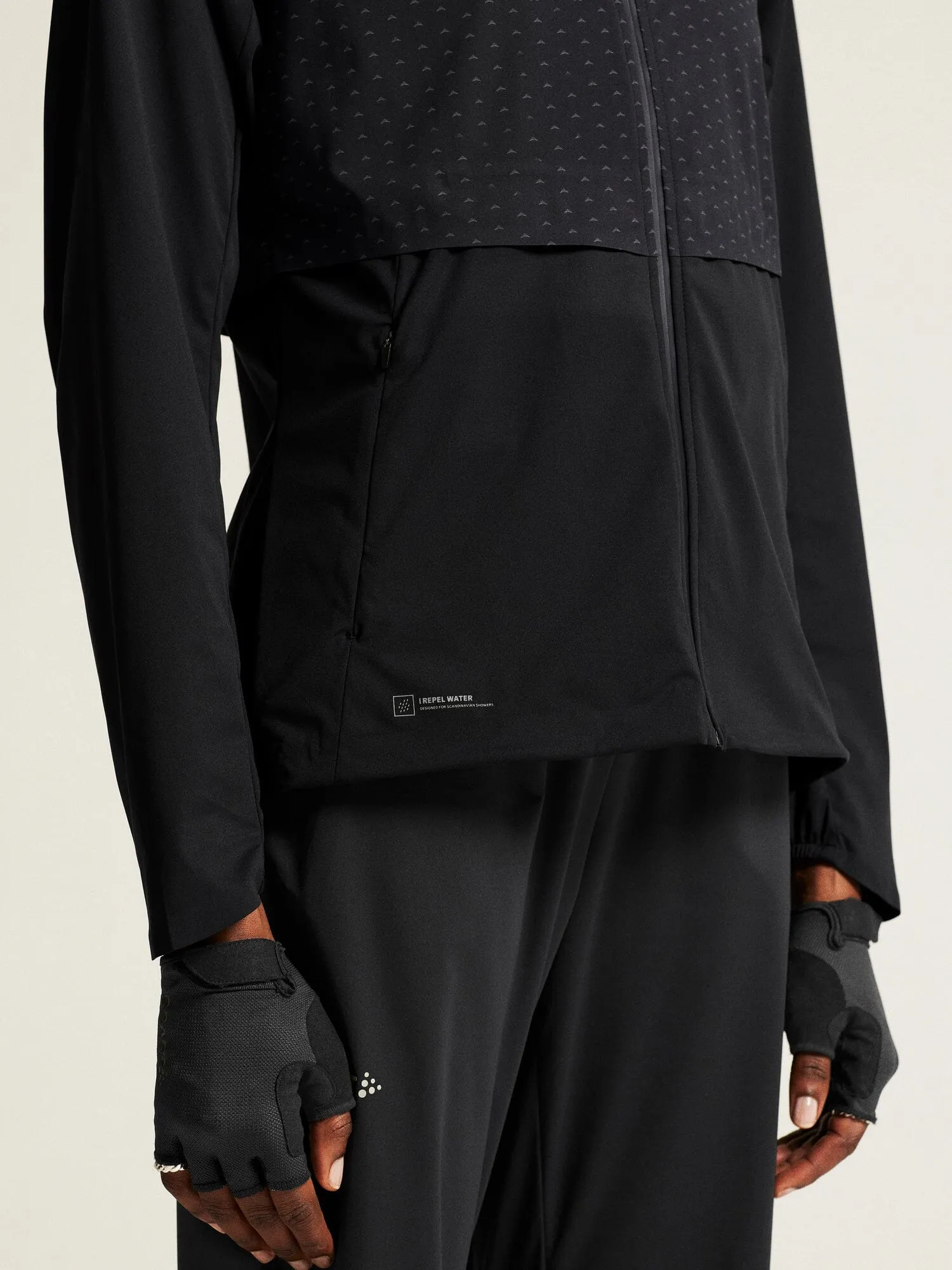 Women's Pro Hydro Lumen Jacket 3.0 - Black sold by Craft Sportswear product image thumbnail 2