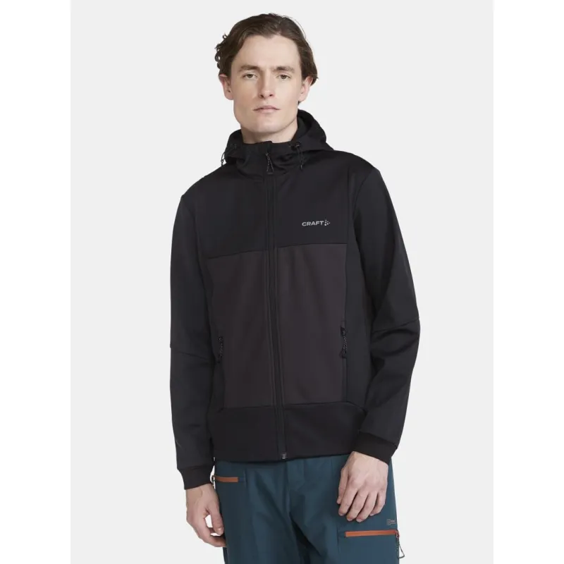MEN'S CORE BACKCOUNTRY HOOD JACKET - BLACK-SLATE sold by Craft Sportswear