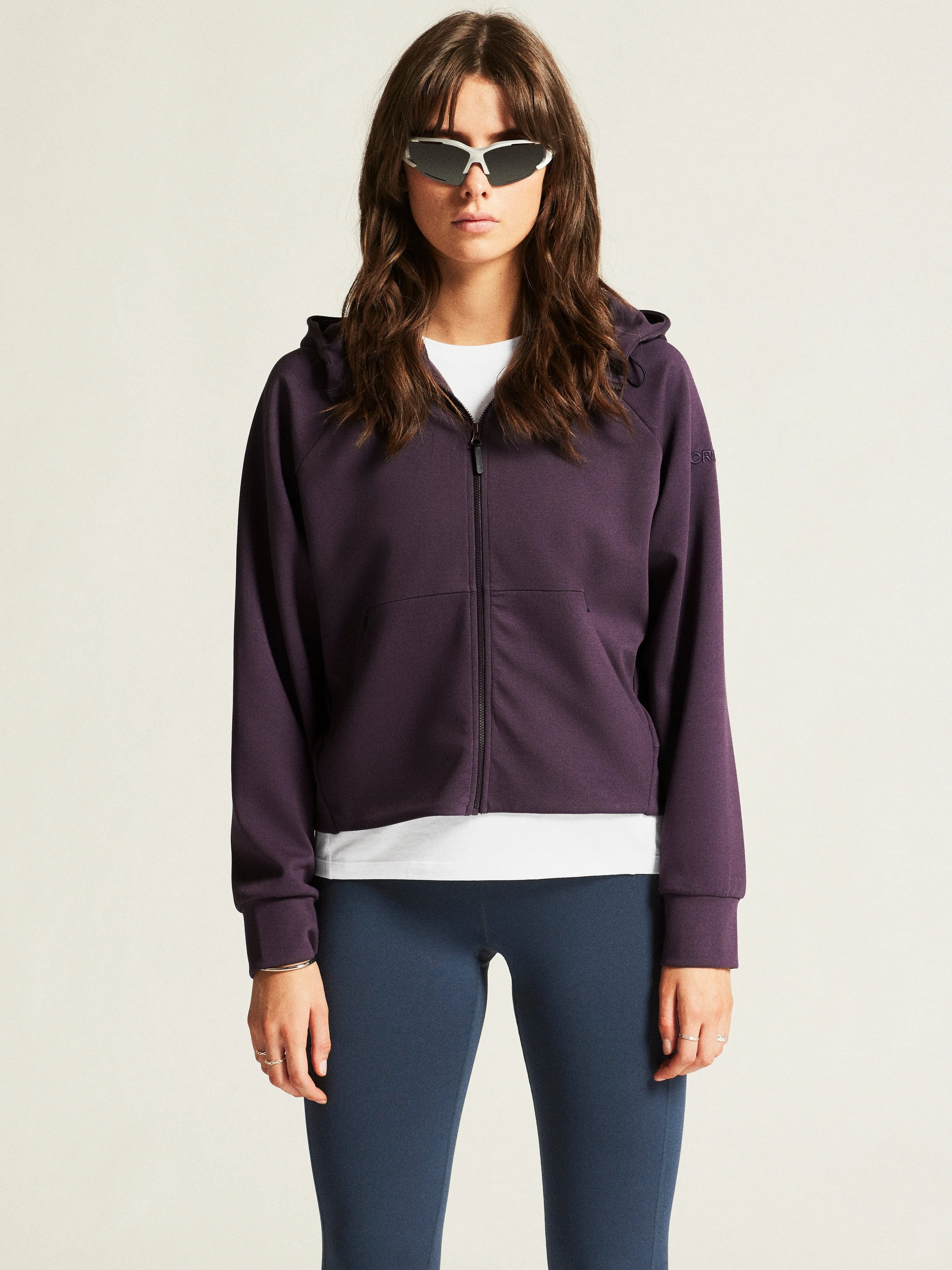 Women's Adv Join FZ Hoodie - DK PLUM sold by Craft Sportswear