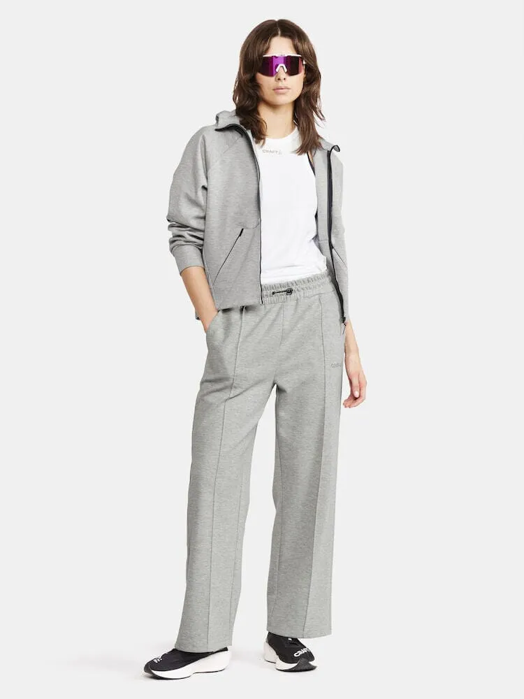 WOMEN'S ADV JOIN FULL ZIP HOODIE - GREY MELANGE sold by Craft Sportswear product image thumbnail 4