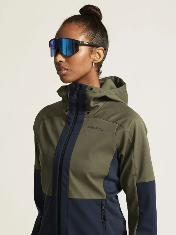 WOMEN'S CORE BACKCOUNTRY HOOD JACKET - RIFT/BLAZE sold by Craft Sportswear